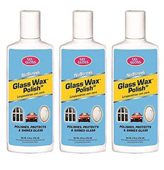 TR Industries Glass Wax Cleaner 8oz bottle cleans glass and reduces water spots