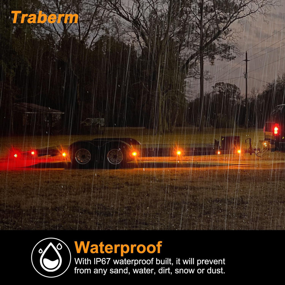 Traberm 2-prong pigtails simplify wiring for marker light installation.