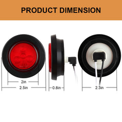 Traberm 2-prong wiring pigtails simplify quick electrical connection.