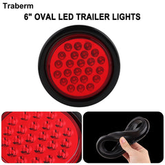 Traberm 24-LED trailer light detail delivering bright efficiency.