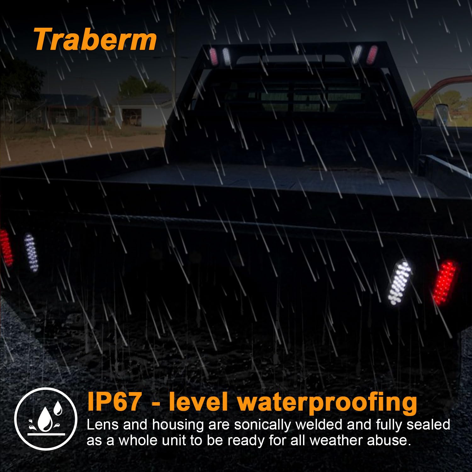 Traberm 3-prong wiring enables quick connection to ground and power.