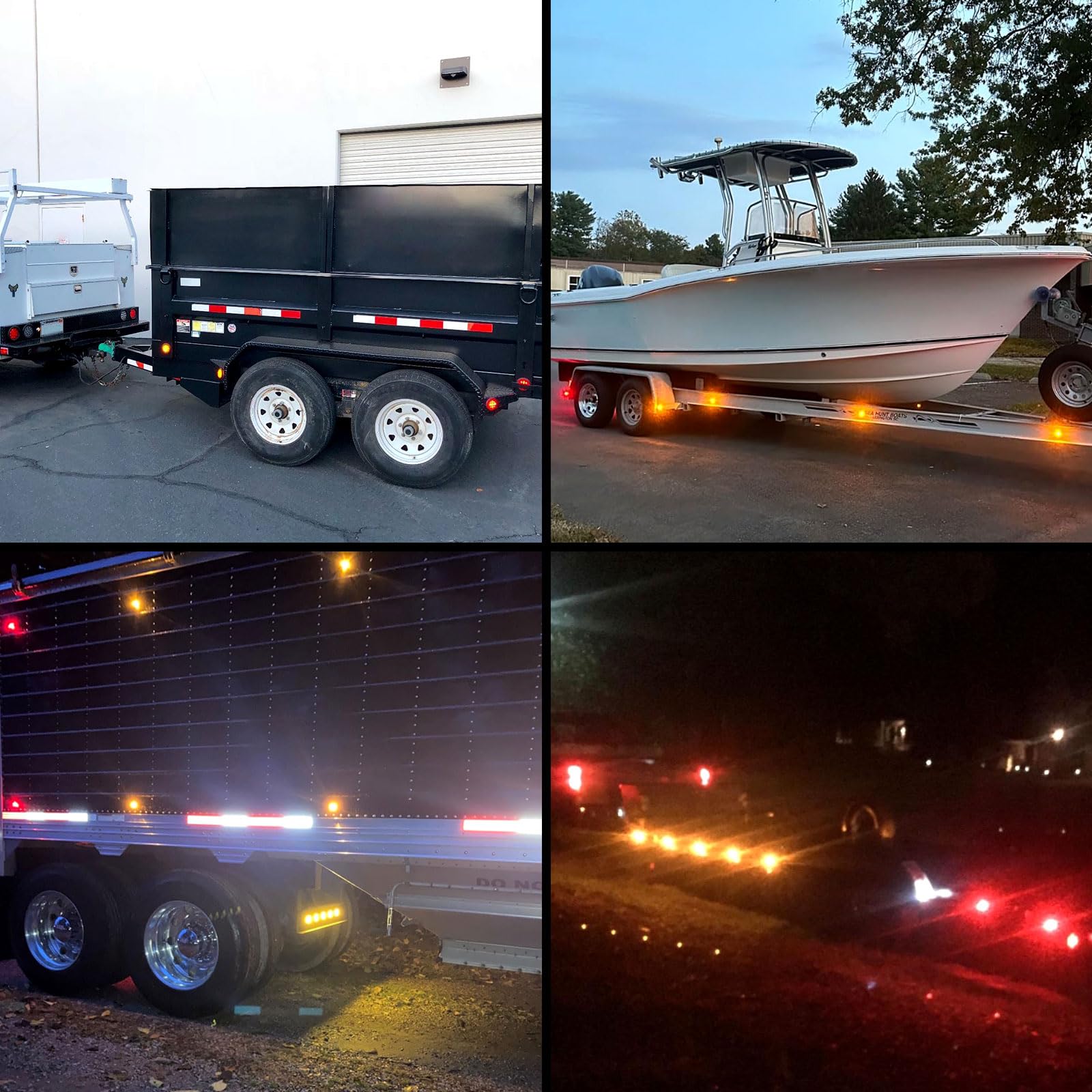 Traberm marker light system suitable for trucks and RVs with enhanced visibility.