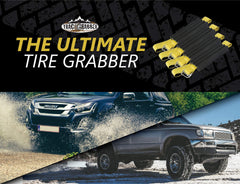 TRACGRABBER in mud aid to move wheel-supported vehicle.