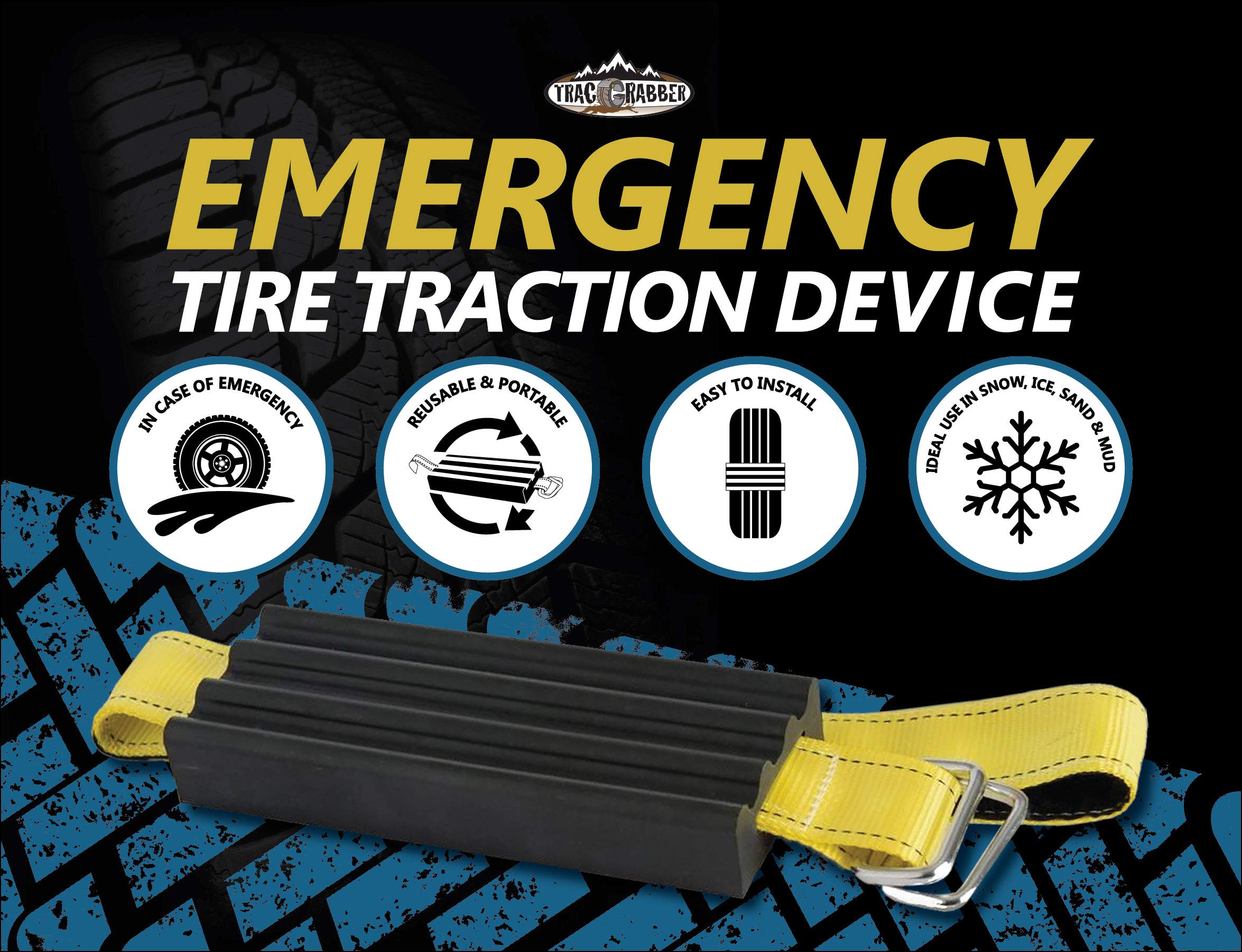 TRACGRABBER USA made device delivers reliable emergency traction.