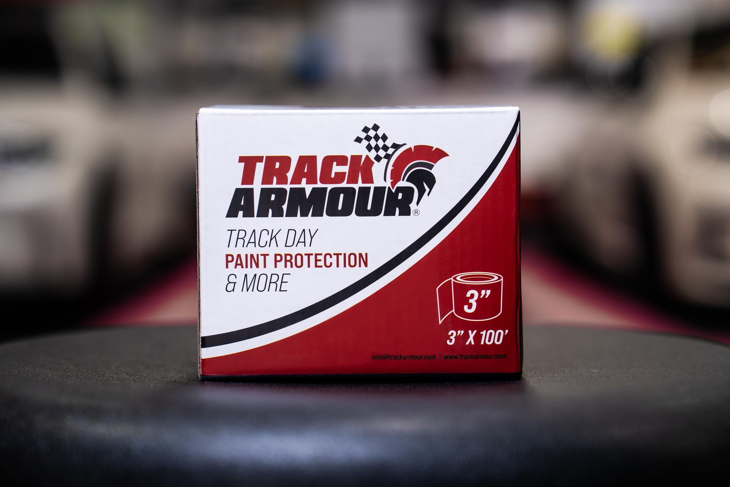 Track Armour bumper protection film guards the bumper during track use.