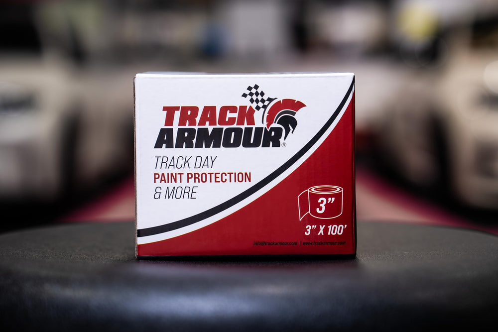 Track Armour bumper protection film guards the bumper during track use.
