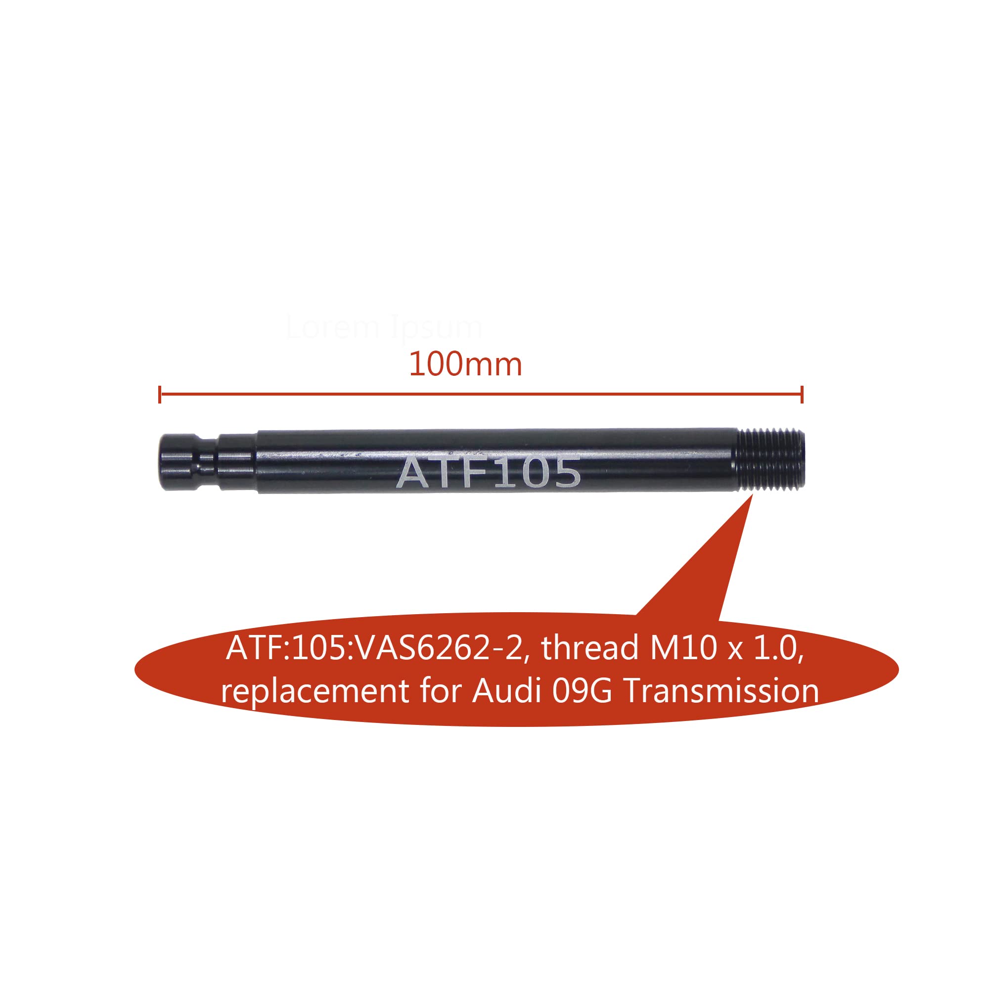TradeINArt adaptor M24X1.5 suitable for DSG and CVT interfaces
