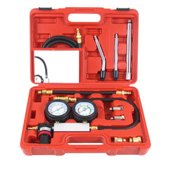 TradeINArt leak-down tester kit case keeps tools organized between jobs.