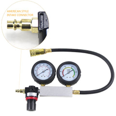 TradeINArt regulator valve highlights adjustable air pressure for precise testing.