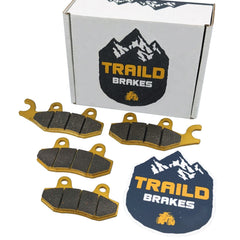 Traild ceramic brake pad front view for Kawasaki Teryx, featuring strong initial bite.