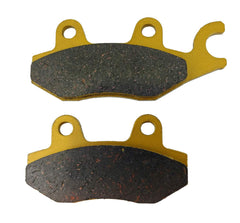 Traild pad installation front caliper view illustrating OE-style fit on Kawasaki Teryx.