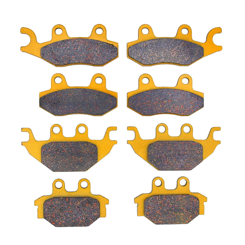 Traild ceramic brake pads on Mule Pro rear caliper deliver smooth, quiet braking.