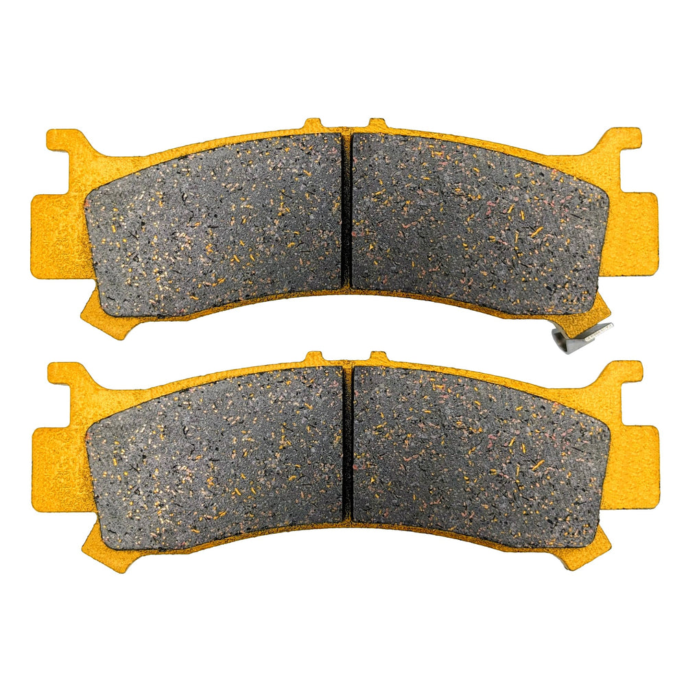 Traild low-noise pads reduce squeal for a quieter ride.