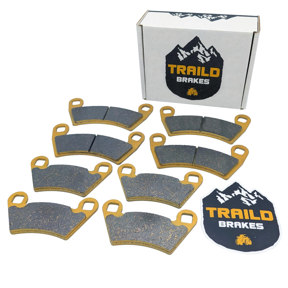 Traild Polaris Ranger front ceramic brake pads ready for confident stopping.
