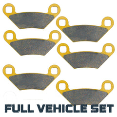 Traild Polaris Sportsman 850 front brake pad reduces fade on long rides