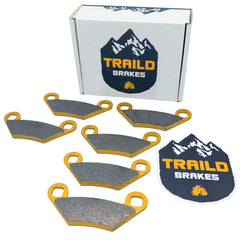 Traild Polaris Sportsman front-rear ceramic brake pads for reliable stopping