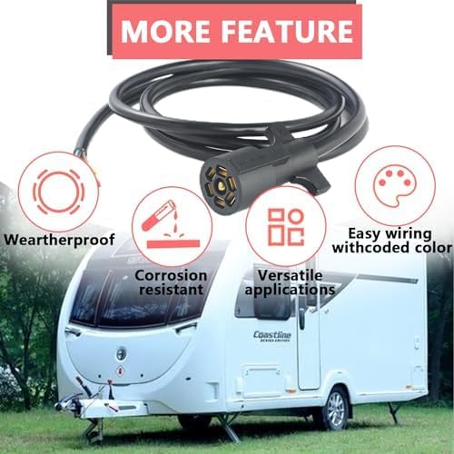 TrailesHom durable plug withstands rugged trailer setups and frequent use.