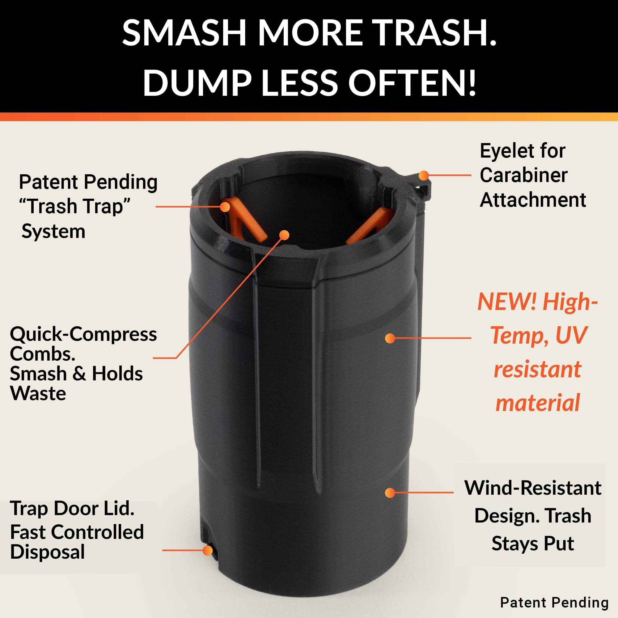 Trash Trapper fits most vehicle doors for easy access.
