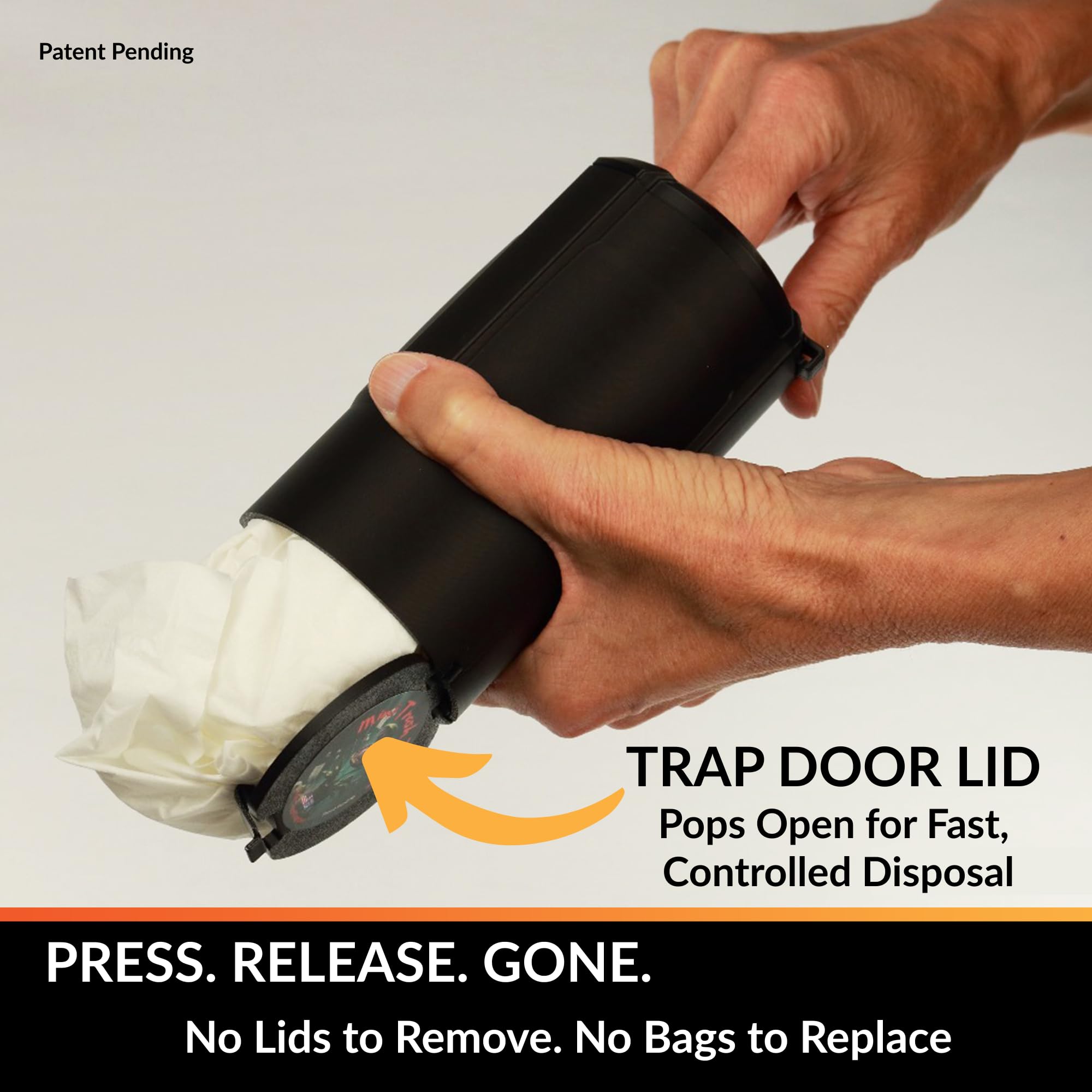 USA-made Trash Trapper with durable construction for daily use.