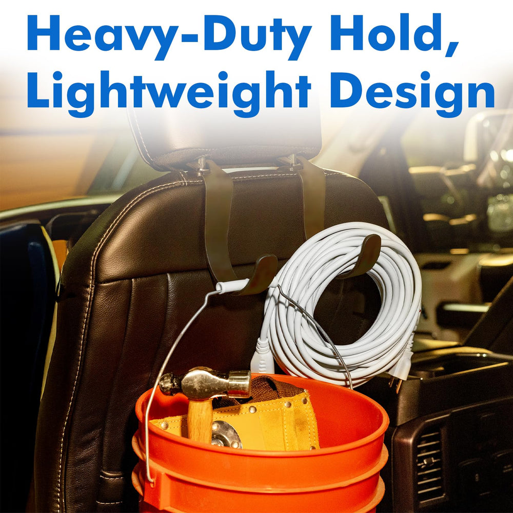 Travel Depot hard hat hanger for trucks keeps safety gear within reach