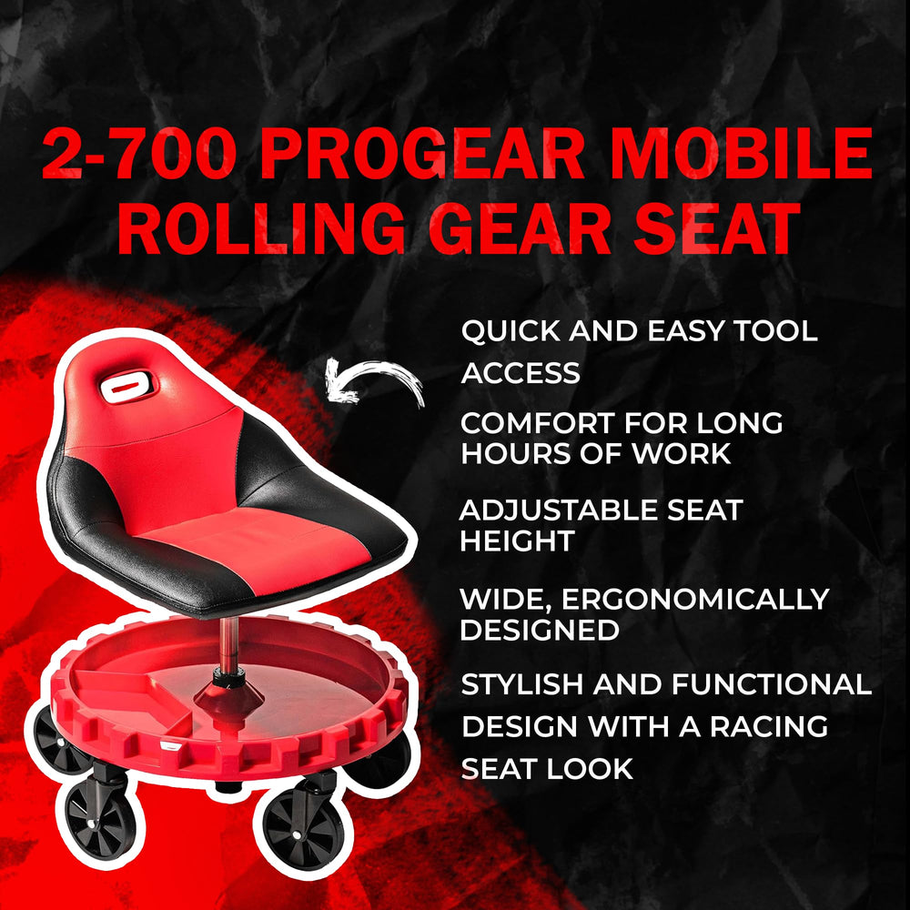 Traxion ProGear adjustable height supports low-position brake work.