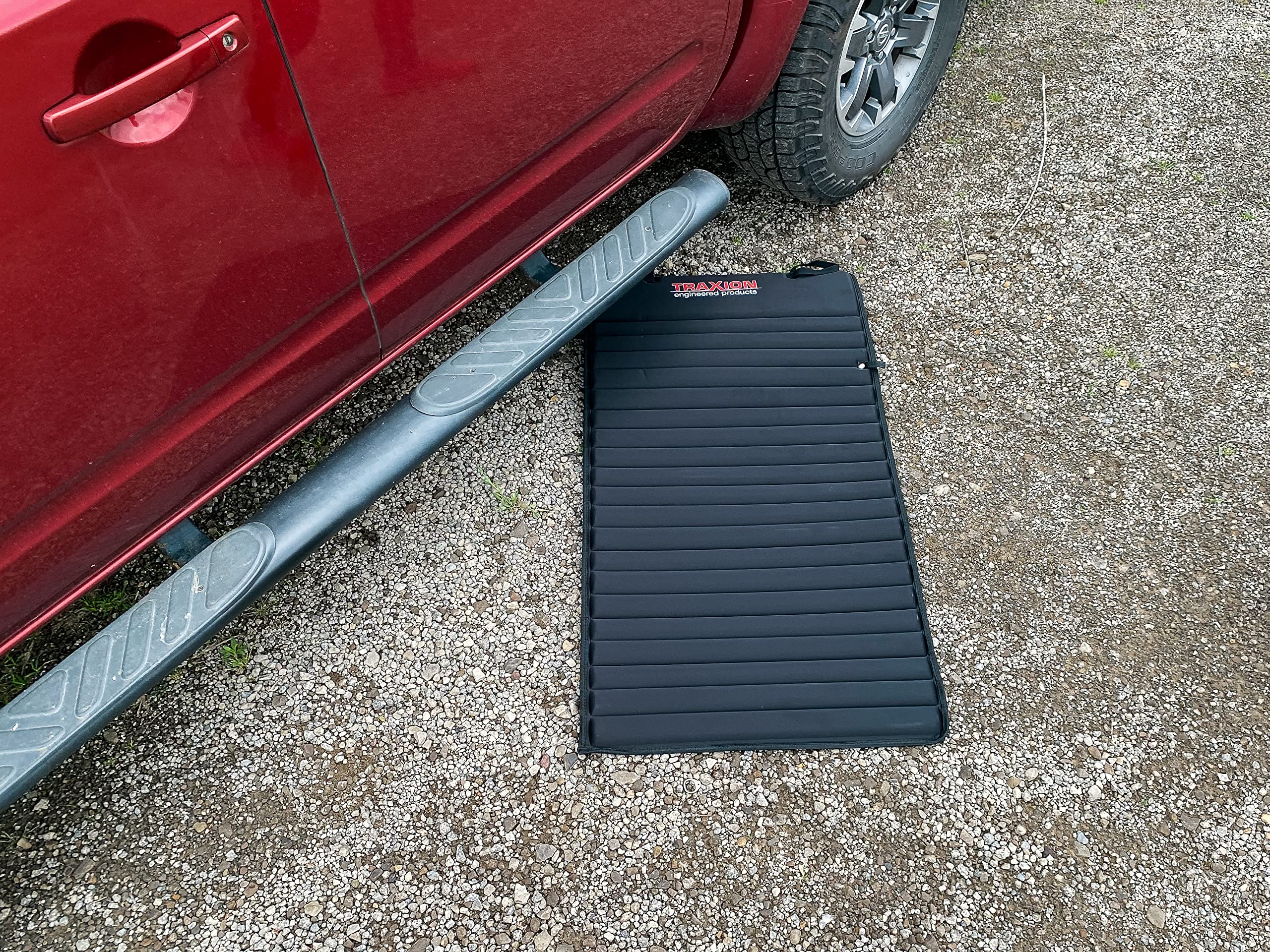 Traxion VersaMat double-stitched fabric stands up to wear.