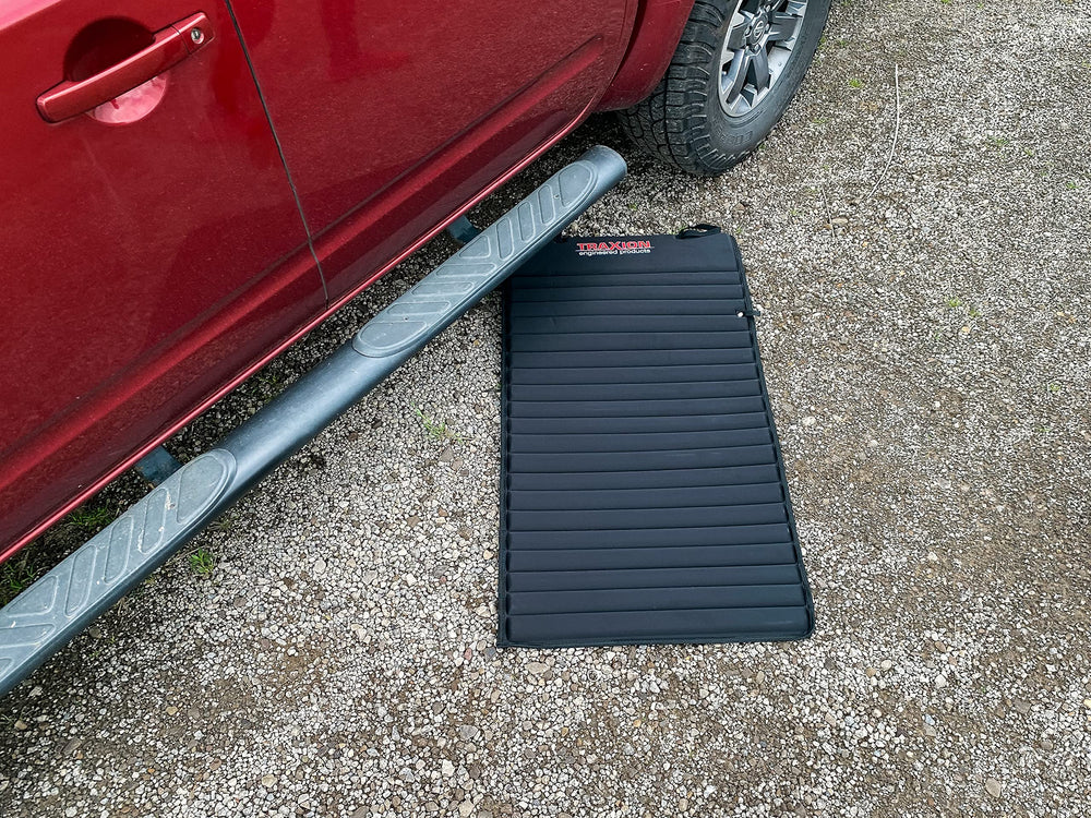 Traxion VersaMat double-stitched fabric stands up to wear.