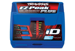 Traxxas EZ-Peak Plus recognizes iD batteries for quick, automatic charging.