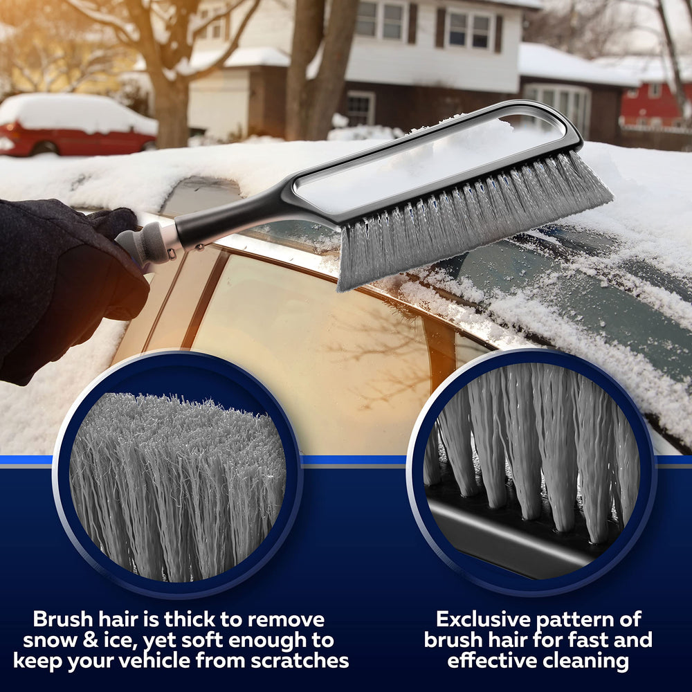 Trazon detachable scraper makes compact storage easy