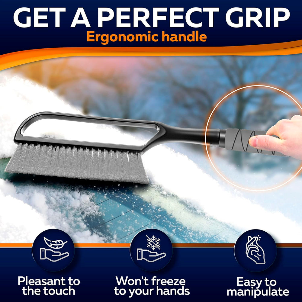 Trazon foam grip handle enhances comfort during ice removal