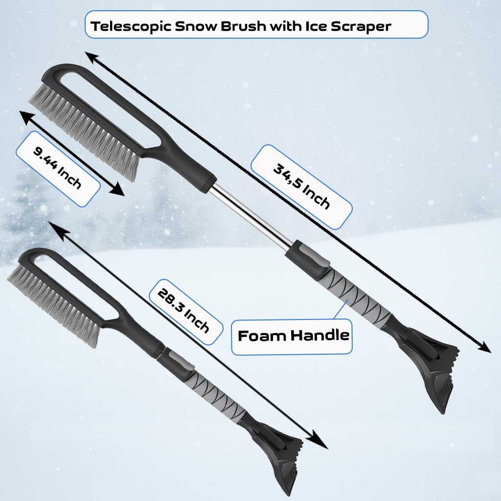 Trazon heavy-duty aluminum body ensures durability in winter