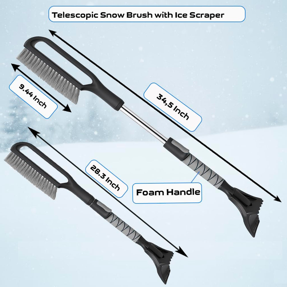 Trazon heavy-duty aluminum body ensures durability in winter