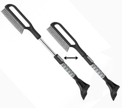 Trazon snow brush with 34.5-inch reach cleans windshields quickly