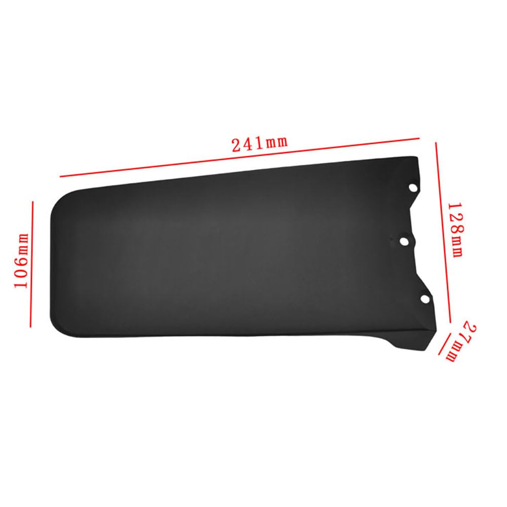 Treayes mudguard splash guard rear protects against spray on trails.
