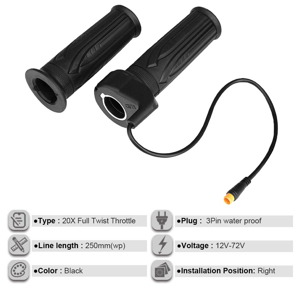 Treayes non-slip rubber grip delivers durable, ride-ready performance on rugged trails.