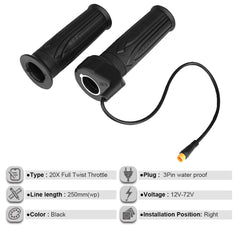 Treayes non-slip rubber grip delivers durable, ride-ready performance on rugged trails.