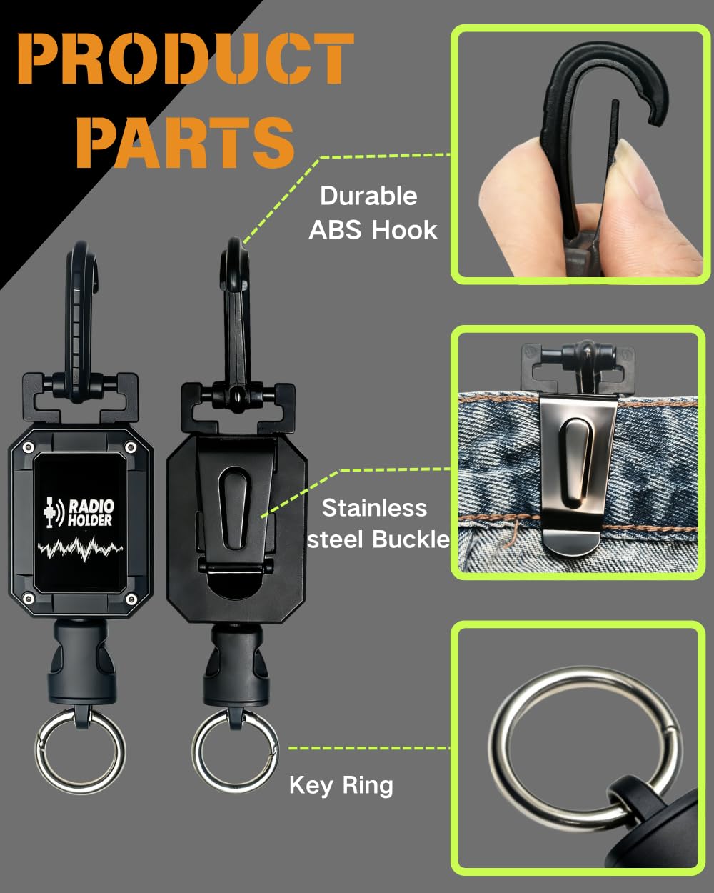 Treayes car mount kit shown on headliner for quick in-vehicle setup