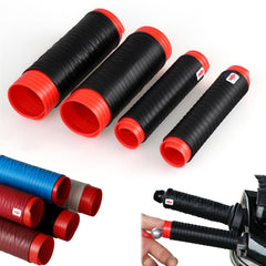 Treayes universal silicone handlebar cover side view shows non-slip grip for better control