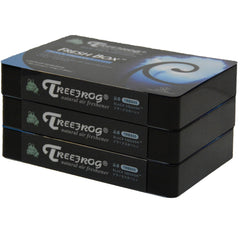 Treefrog Xtreme Black Squash 3-pack for long-lasting car fragrance.