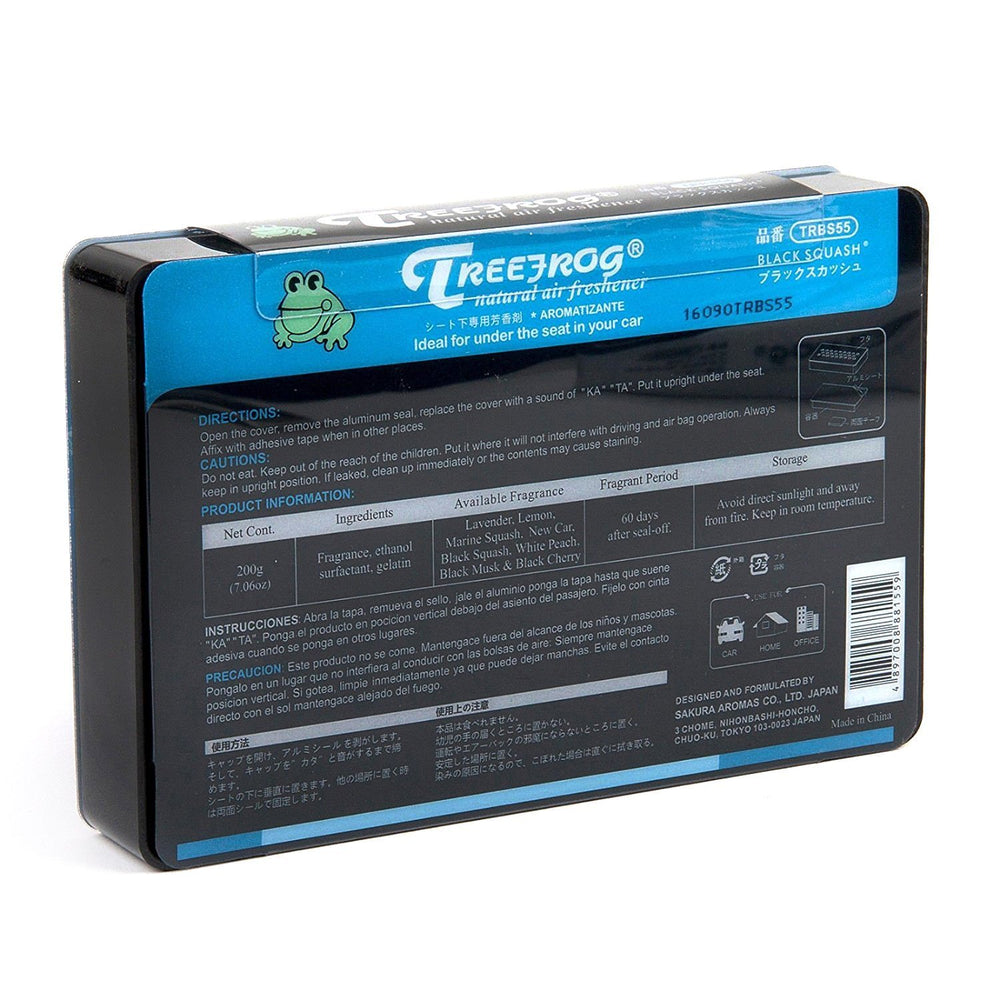 Treefrog Xtreme Fresh Air Squash packaging highlights 60-day longevity.