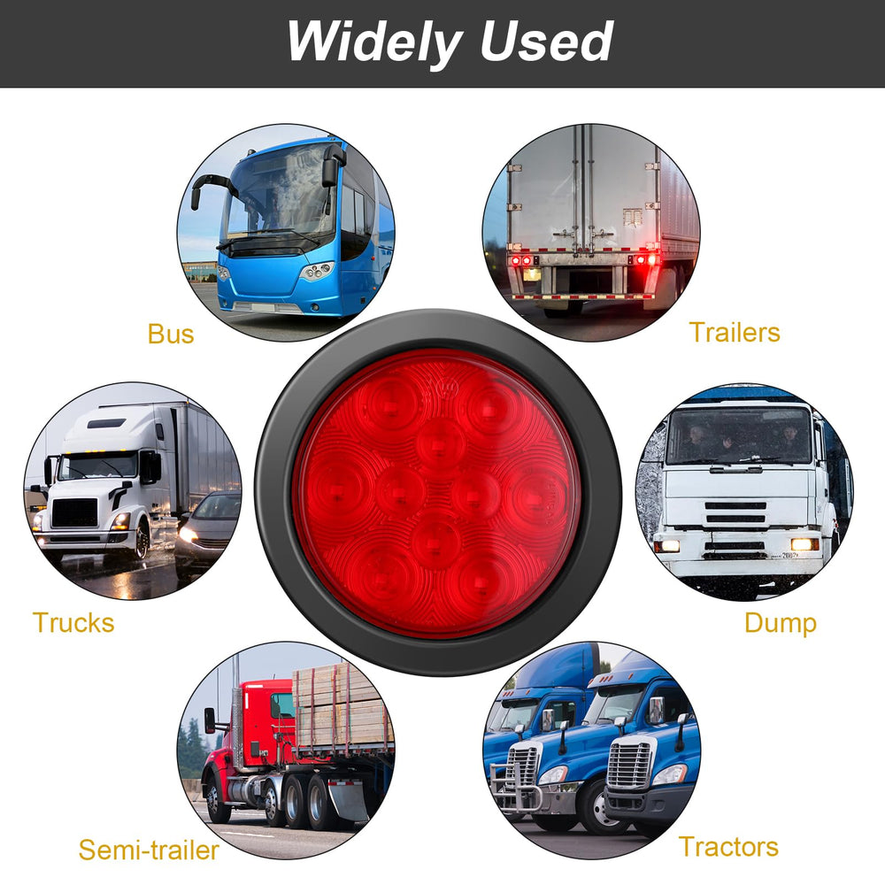Treela 12V DC compatible trailer light works with trucks, boats, and RVs