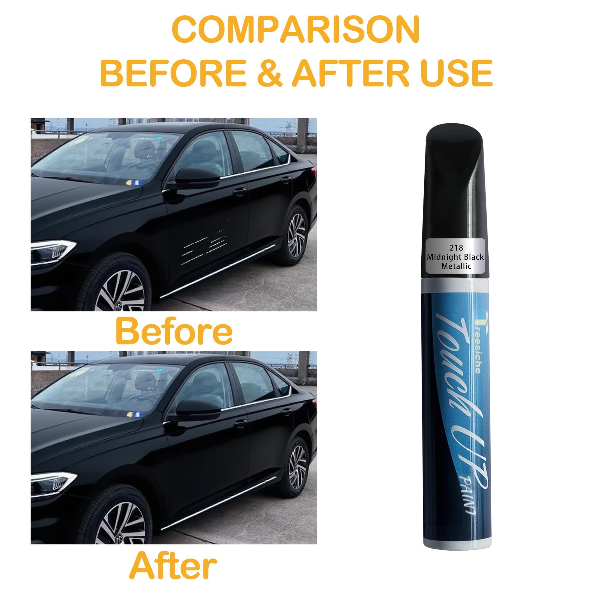 Treesiche touch-up kit precision brush for delicate scratch control and detailed color application.