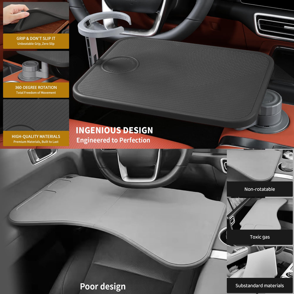 Treesiche silicone non-slip pads protect surfaces during travel.