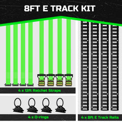 Trekassy 48-slot E-Track rail enables flexible cargo configurations