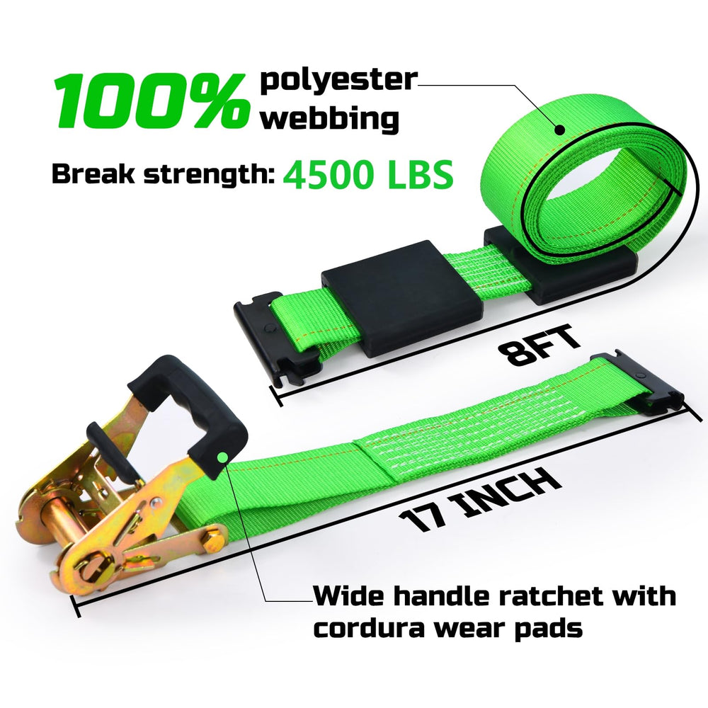 Trekassy heavy-duty ratchets provide strong tightening for cargo on trailers
