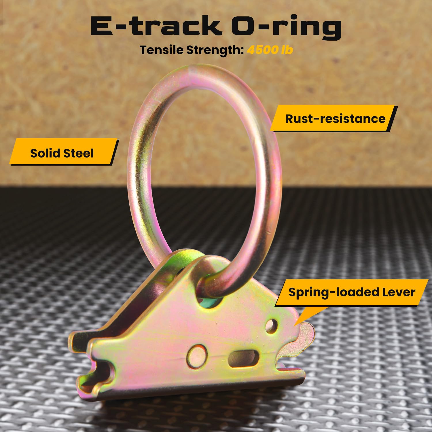 Trekassy spring-fitting end attachments simplify rail mounting on walls or floors