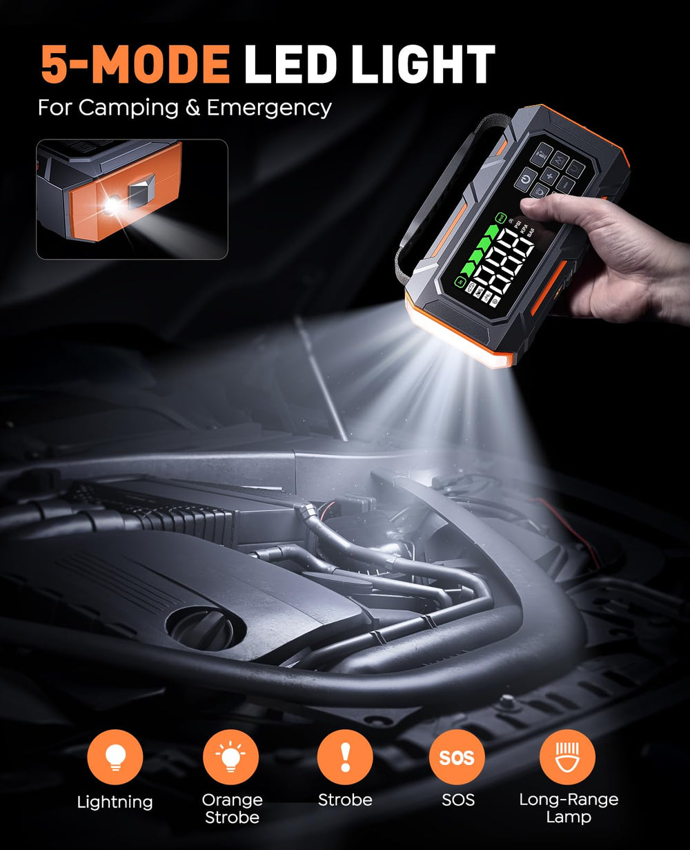 TREKURE 26800mAh power bank powers devices on the go