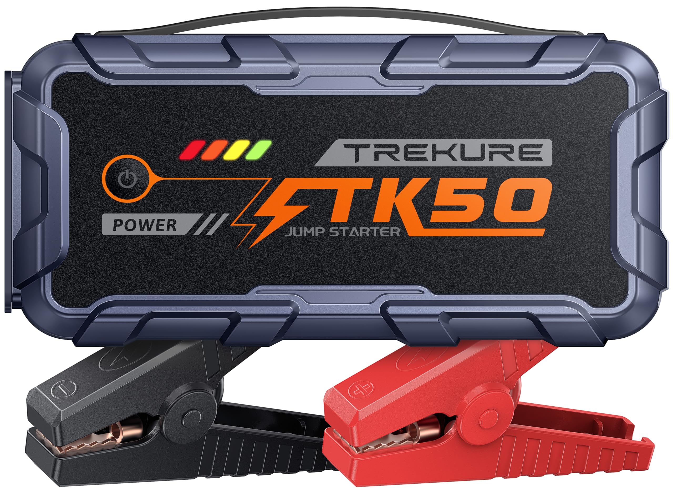 TREKURE car jump starter compact design fits in your glove box for quick access
