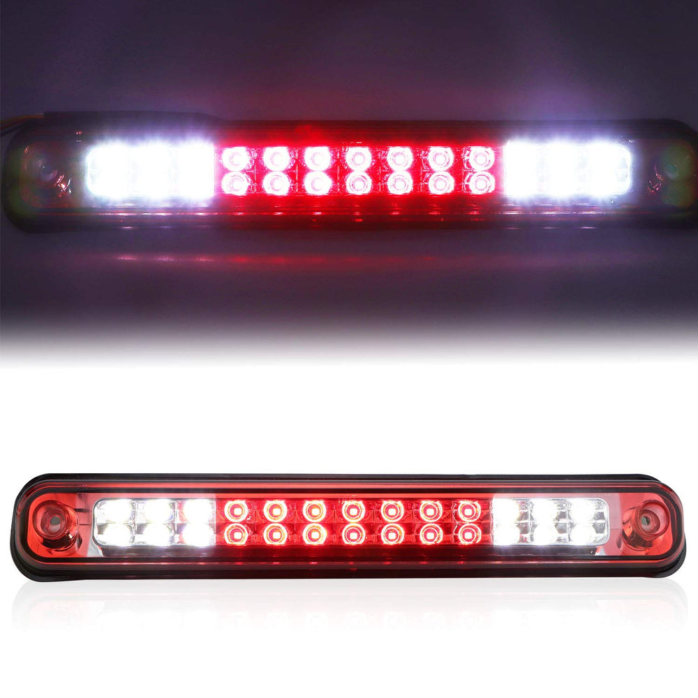 Tresound 3rd brake light with chrome housing and red lens enhances rear visibility.