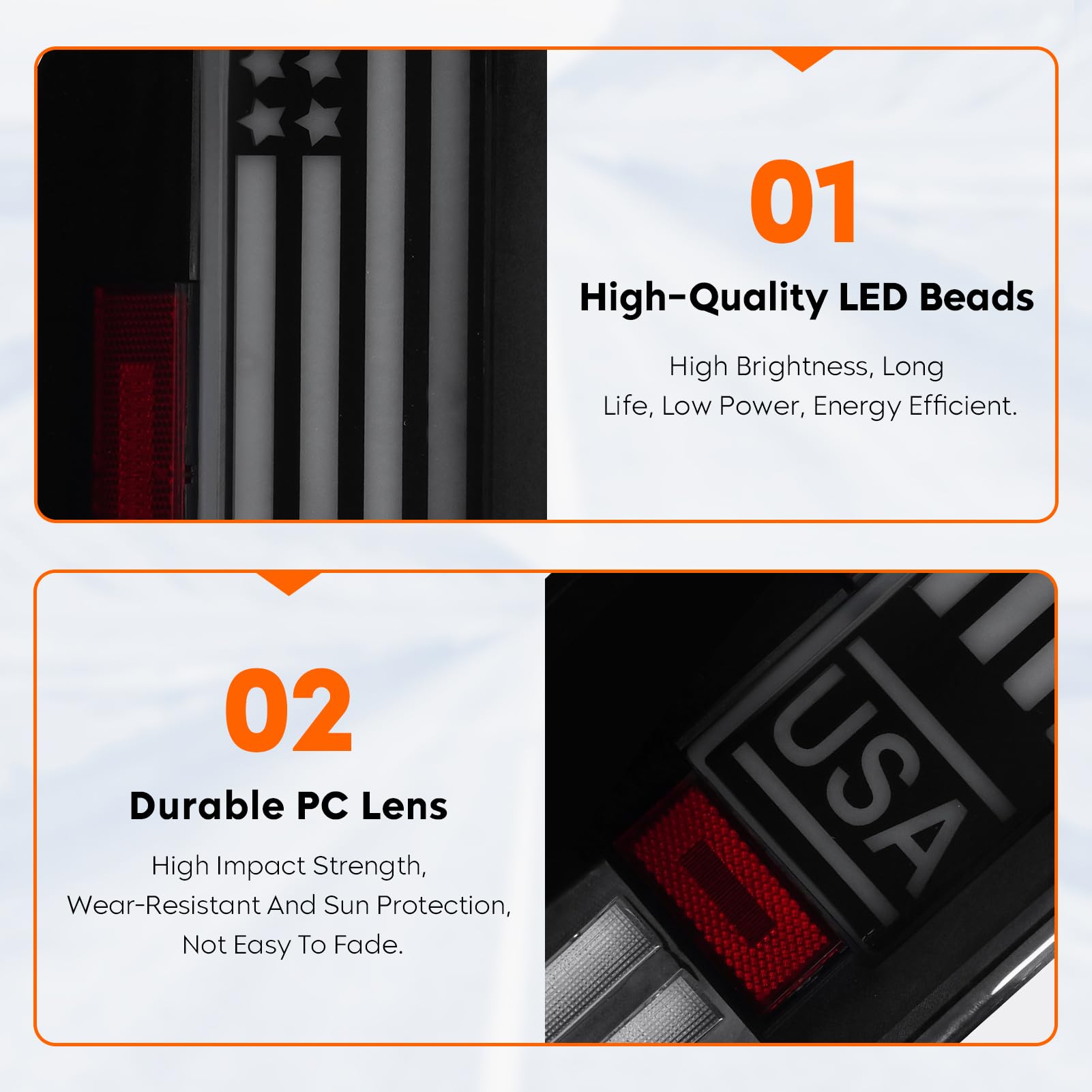 Tresound ABS housing taillight offers weather resistance